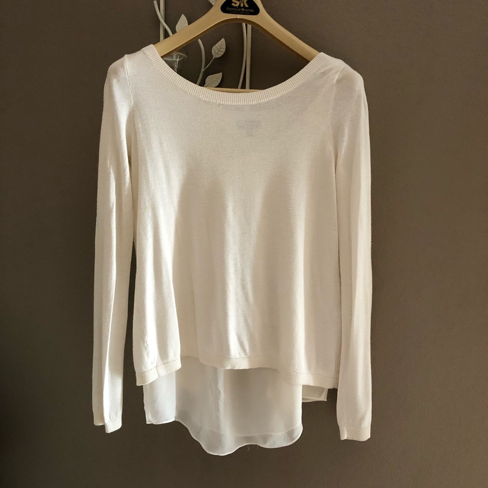 Express ivory sweater
